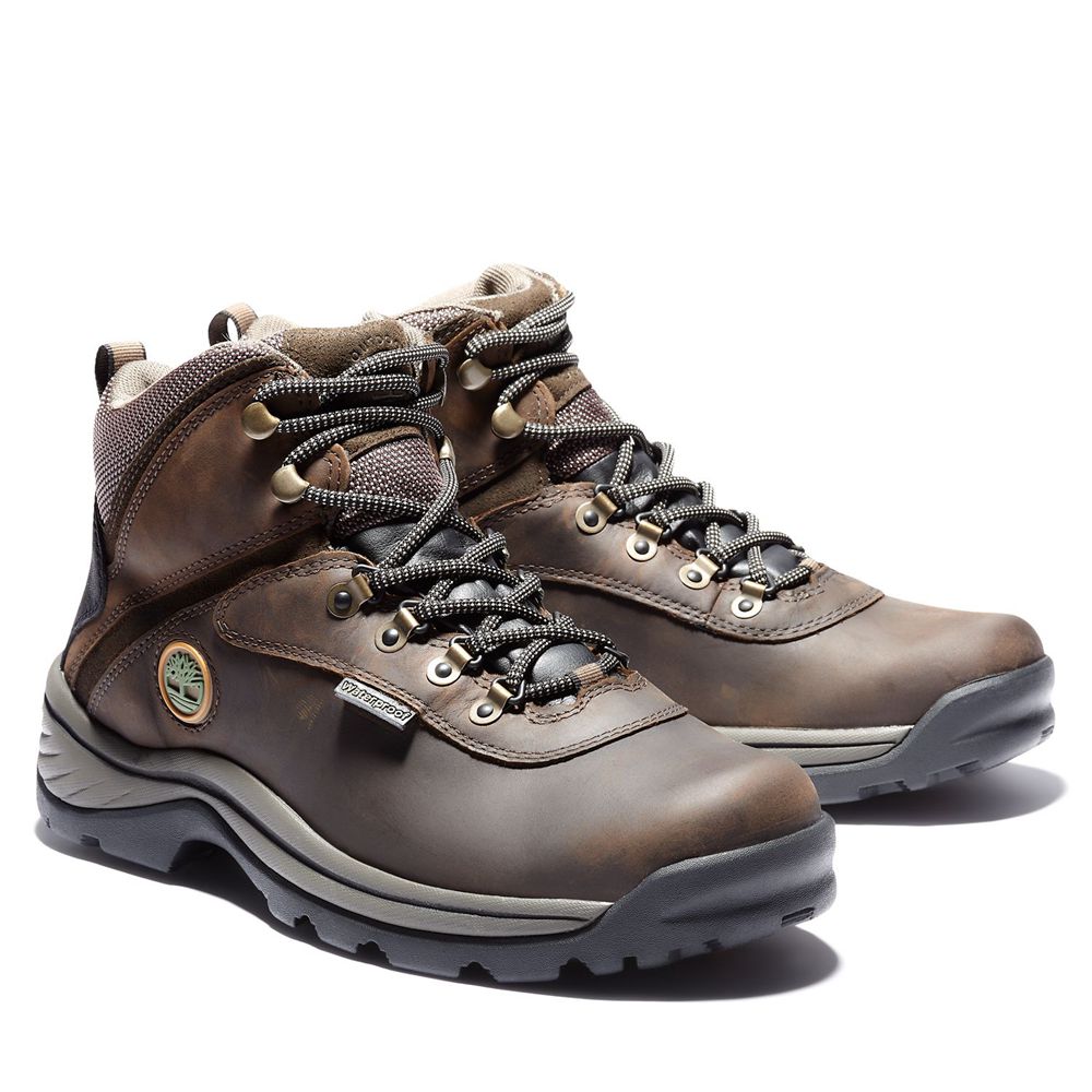 Botas de Montaña Timberland Hombre White Ledge Mid Waterproof Marrones - Chile ITE-107234